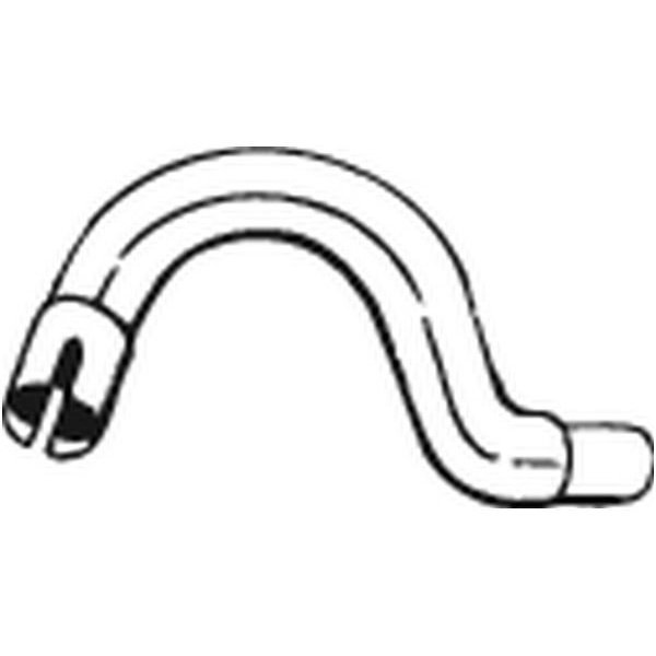 Bosal Exhaust 83-95 Volvo 740-760 2.0-2.8L Pipe, 733-945 733-945
